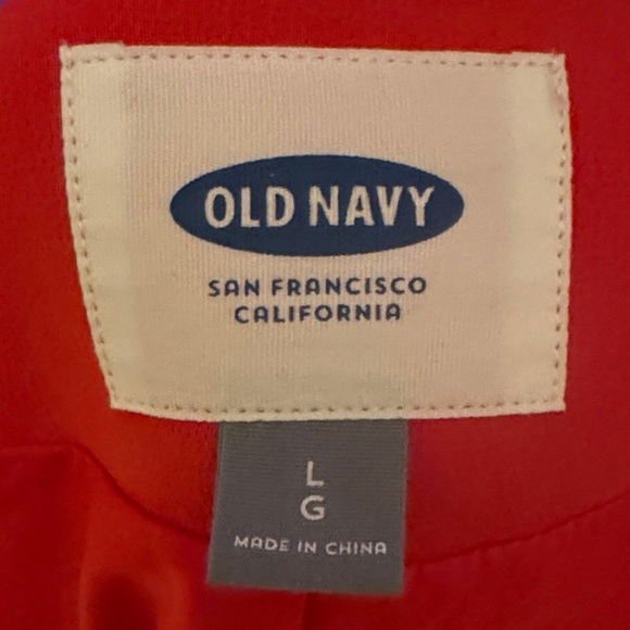 Old Navy Women's Vibrant Red Blazer - Picture 3 of 3